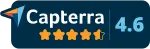 Capterra 4.6-Star Software Rating Capterra rating badge showing 4.6 out of 5 stars — recognition for excellent performance, usability, and customer satisfaction.